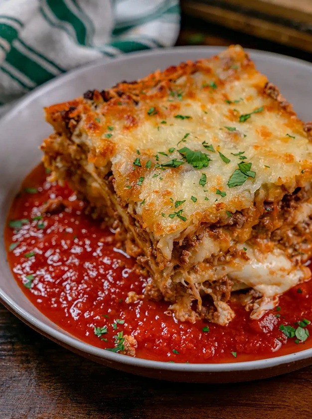 Venison Lasagna with Smoky Twist