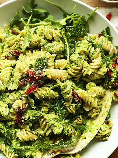 Vibrant Pea Pesto Pasta Delight