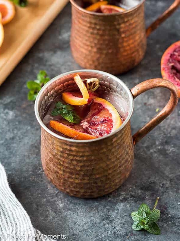 Blood Orange Twist on the Classic Mule