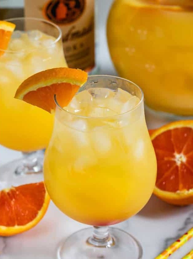 Vibrant Orange Vodka Cocktail Delight