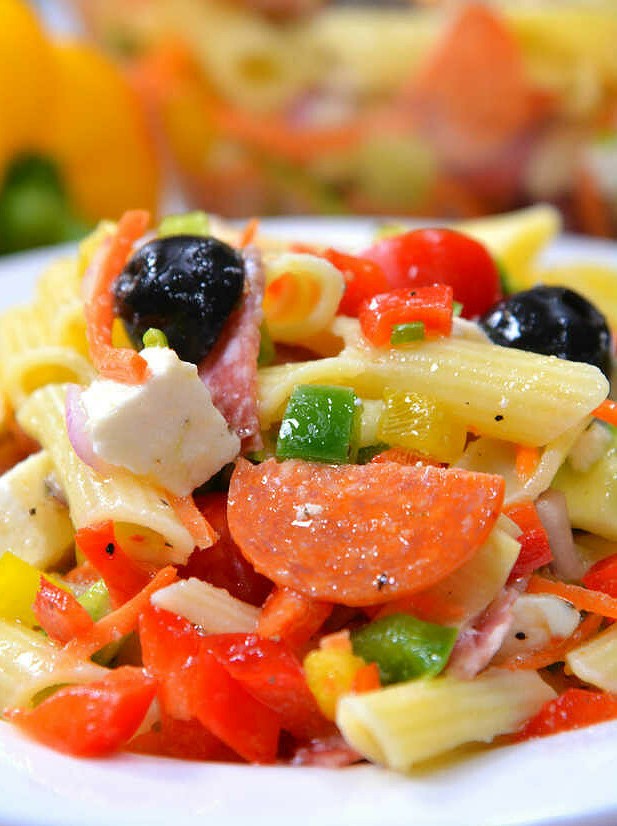 Italian Pasta Salad with Tons of Flavor