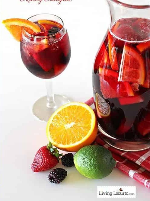 Low-Calorie Halloween Wine Cocktail