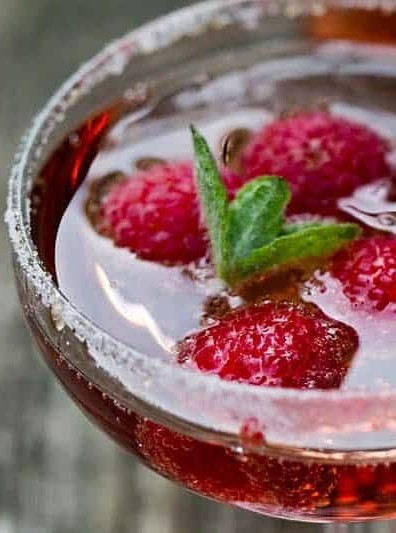 Raspberry Rose Sparkling Delight