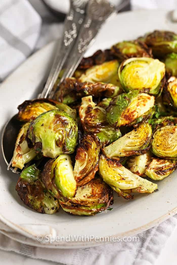 Sweet & Nutty Air Fryer Sprouts