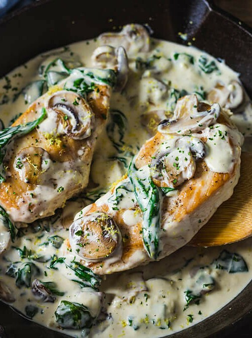 Creamy Chicken Spinach Delight