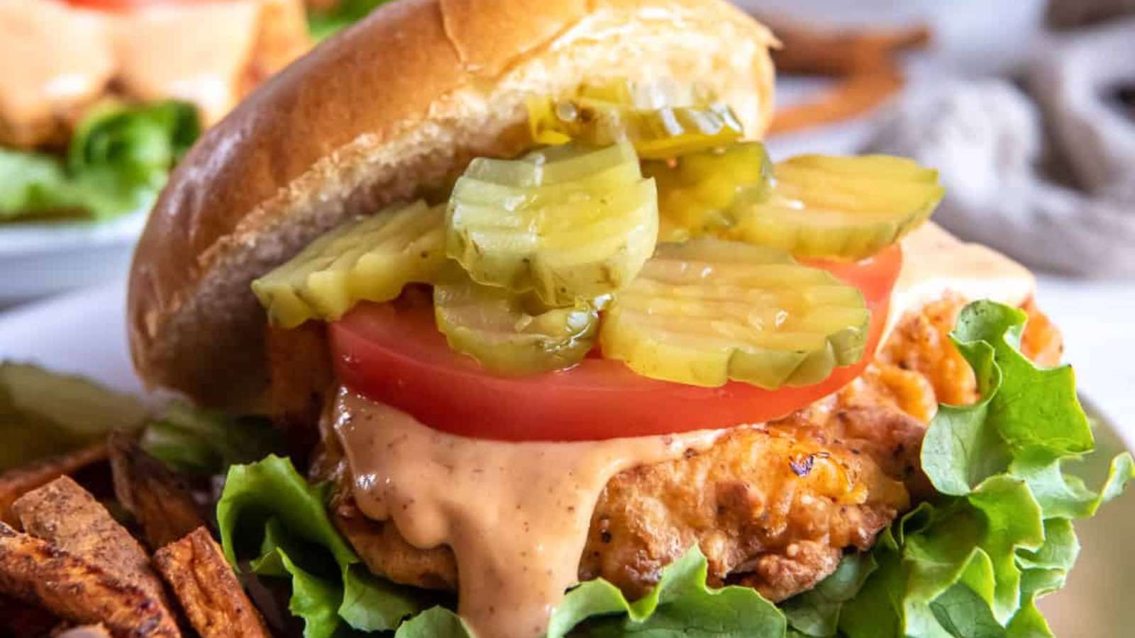 Pickle-Brined Air Fried Chicken Bites