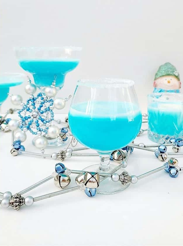 Blue Frost Winter Wonderland Drink