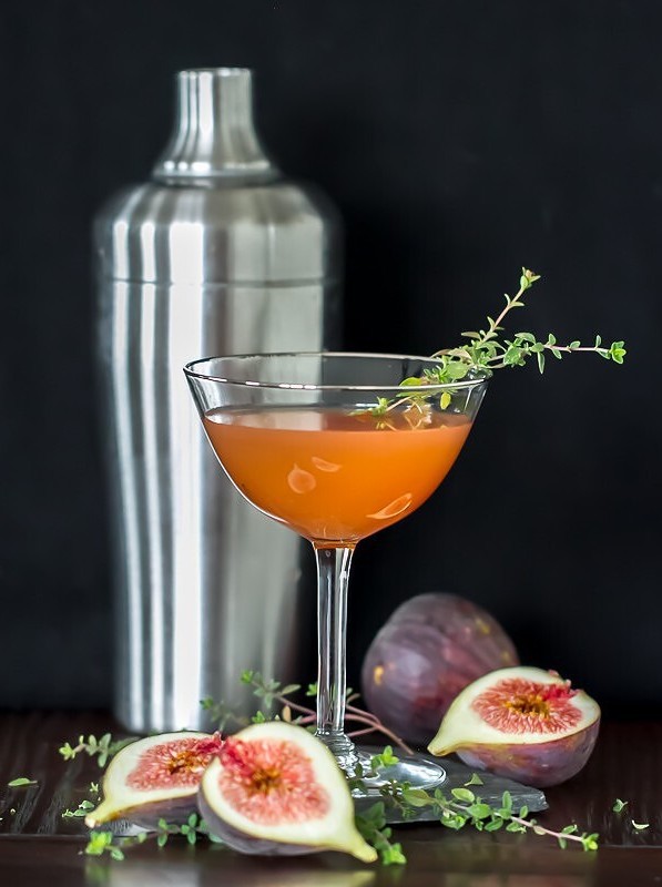 Whiskey Fig Cocktail