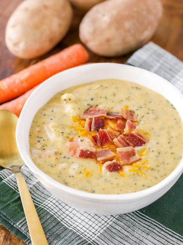 Broccoli Bacon Potato Chowder Soup