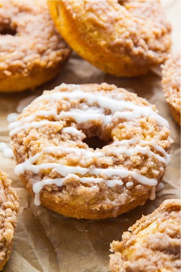 Quick Baked Coffee Cake Donuts