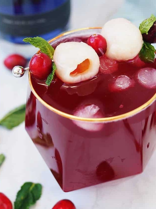 Gin-Based Fruit Fusion Holiday Drink