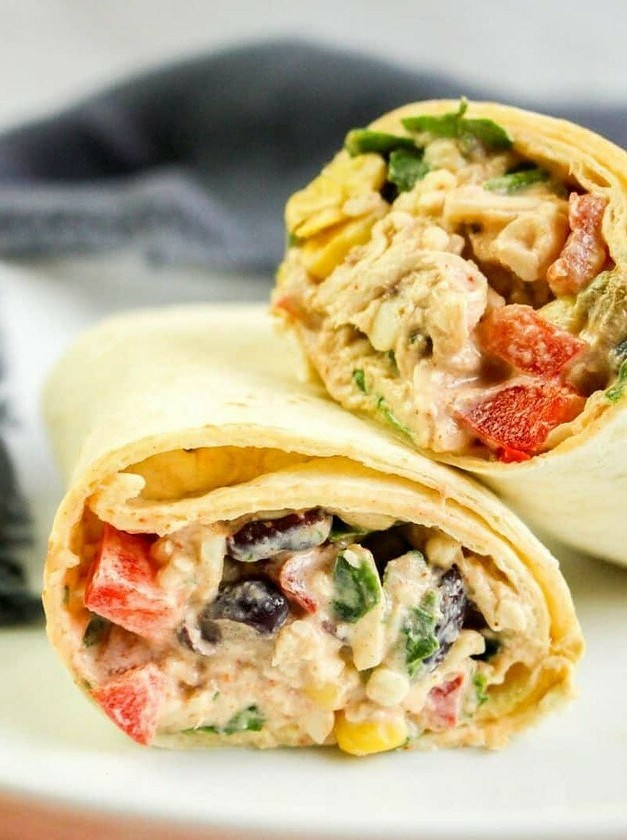 Southwest Chicken Wrap Delight in Minutes