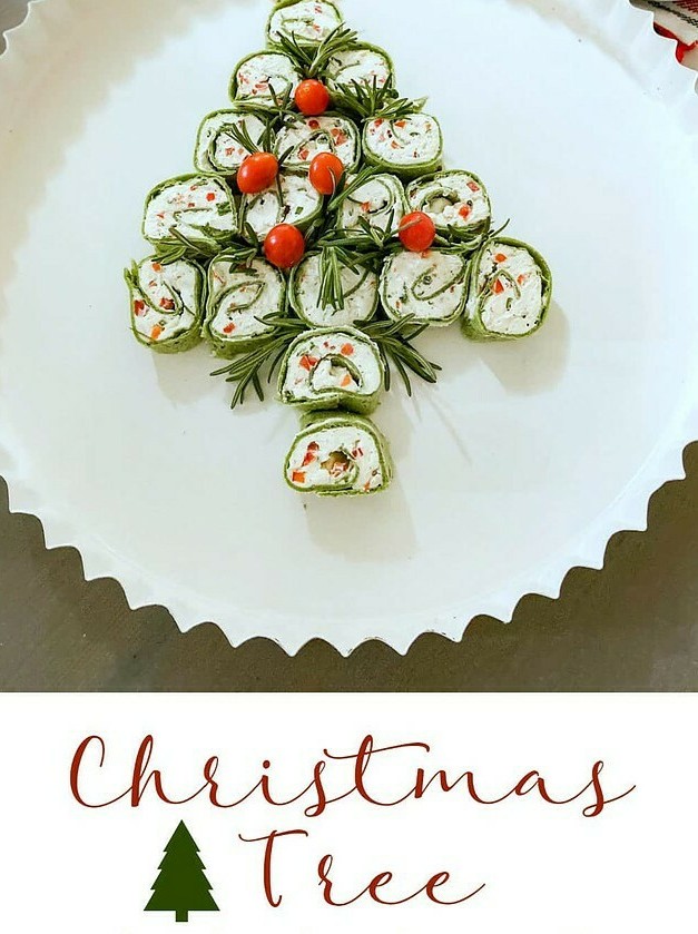 Spinach Wraps Christmas Holiday Appetizer