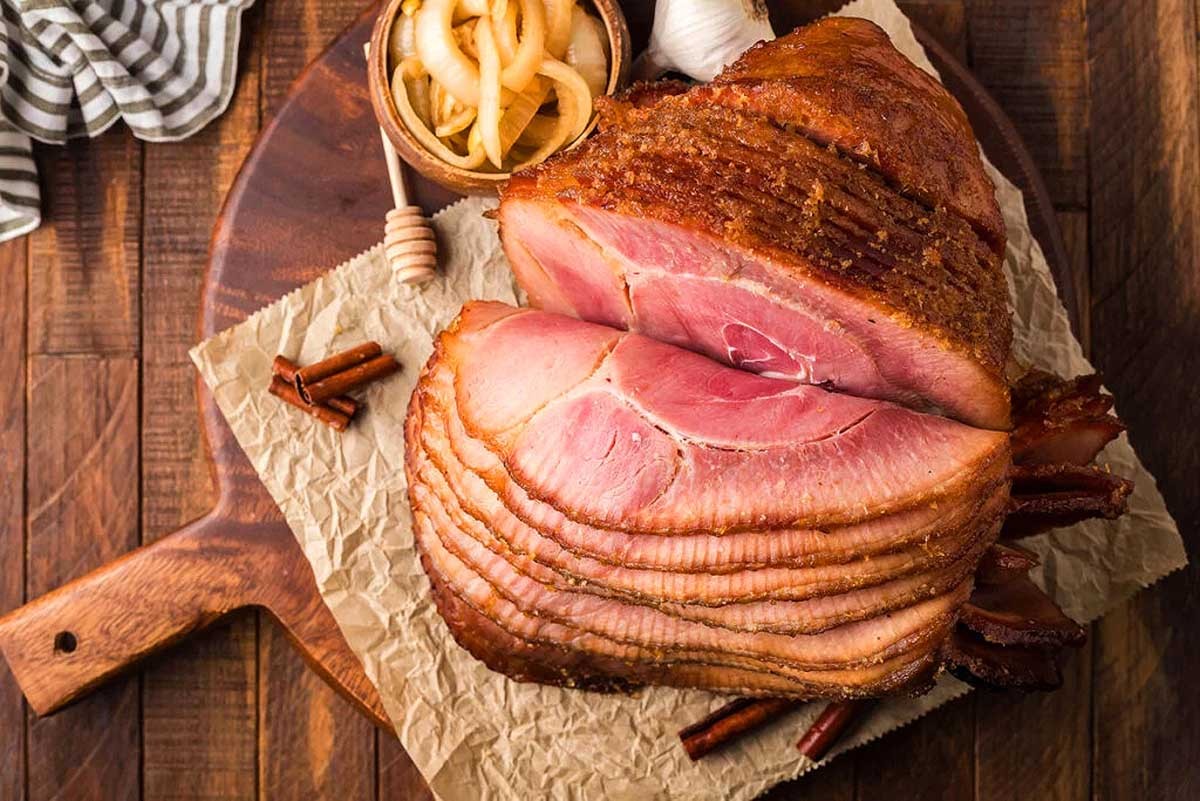 Sweet Smoked Honey Glazed Ham Delight