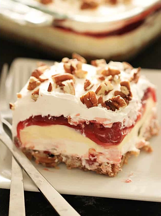 Cherry Cheesecake Masterpiece with Crunchy Crust