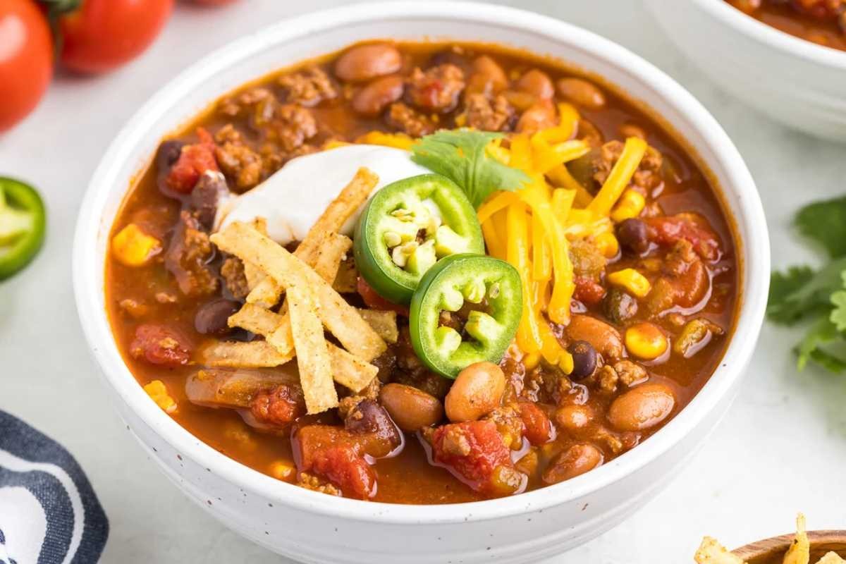 Simple Ground Beef Taco Soup Recipe