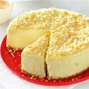 Coconut White Chocolate Cheesecake Delight