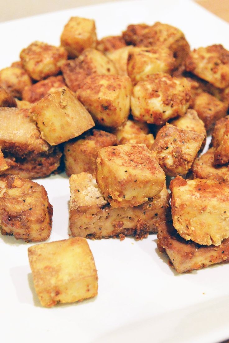 Crispy Air-Fried Pumfu Bites Recipe