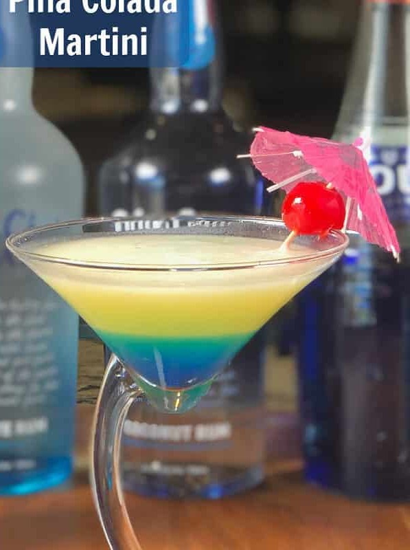 Tropical Coconut Pineapple Martini Delight