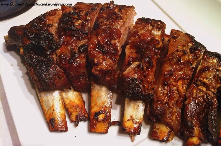 Cinnamon Lamb Breast with Honey Glaze