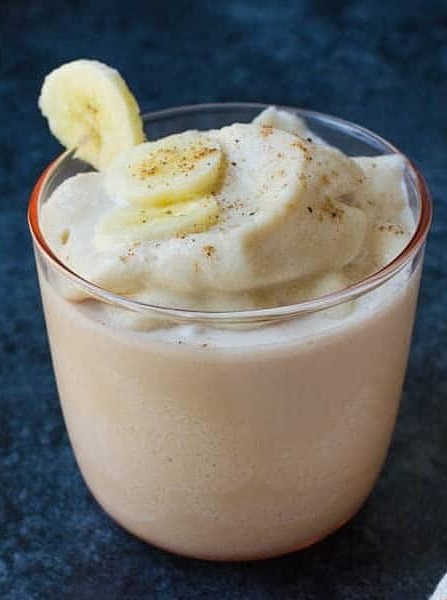 Tropical Banana Rum Bliss in a Glass