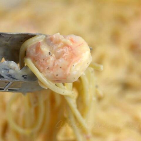 Creamy Shrimp Pasta in Instant Pot