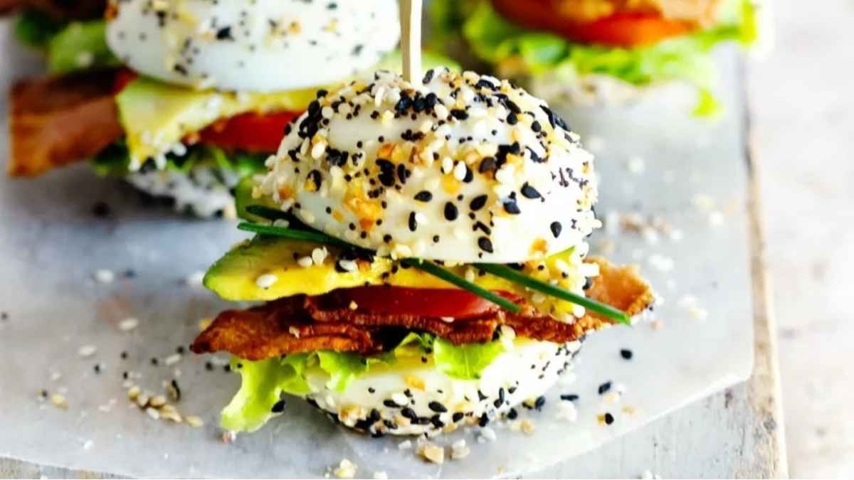 Bun-Free BLT Egg Sandwiches