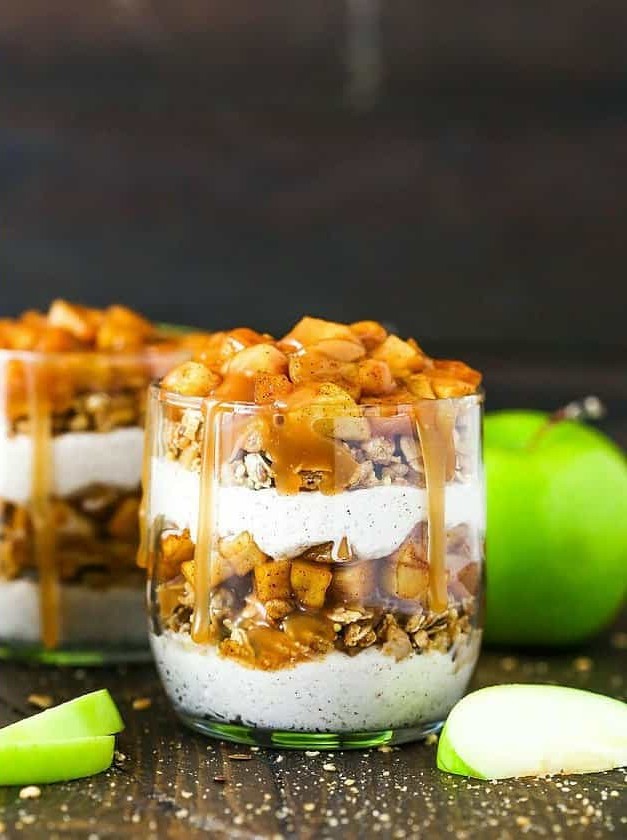 Autumn Caramel Apple Layered Delights