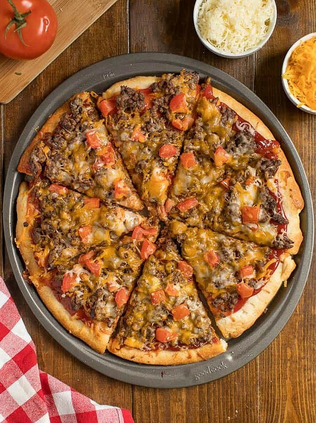 Beefy Pizza Mashup Delight
