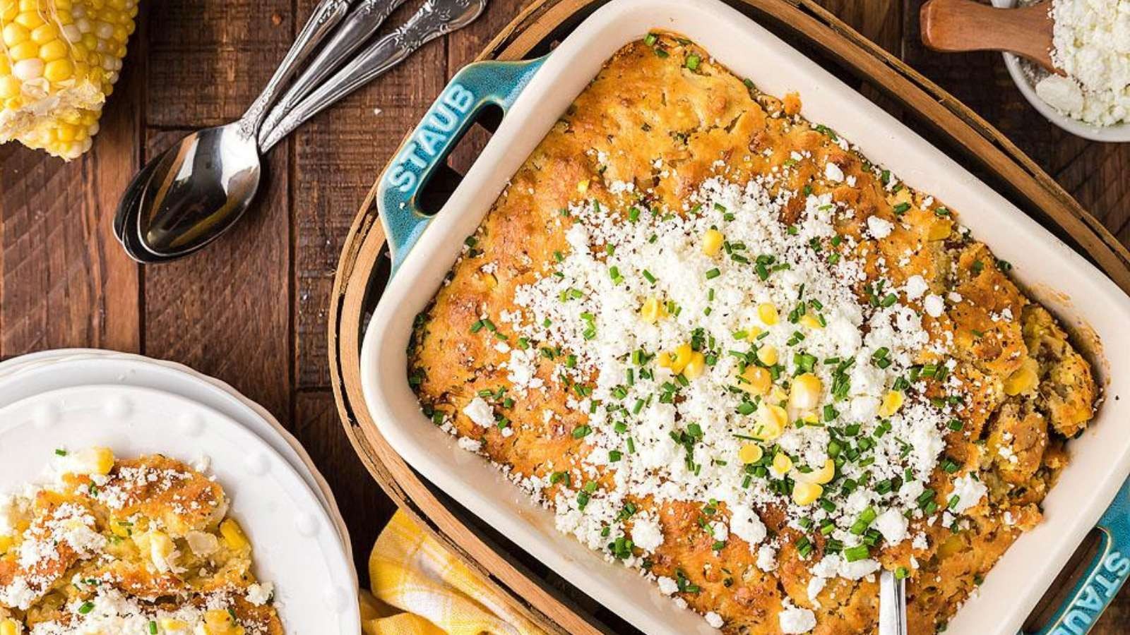 Bacon Stuffed Air Fryer Corn Casserole