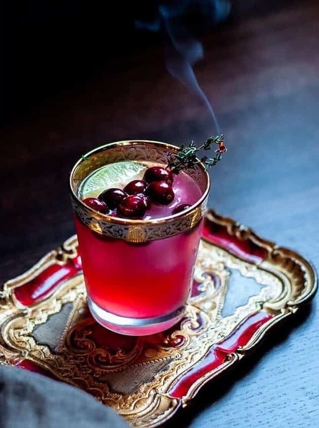 Cranberry Tequila Festive Holiday Cocktail