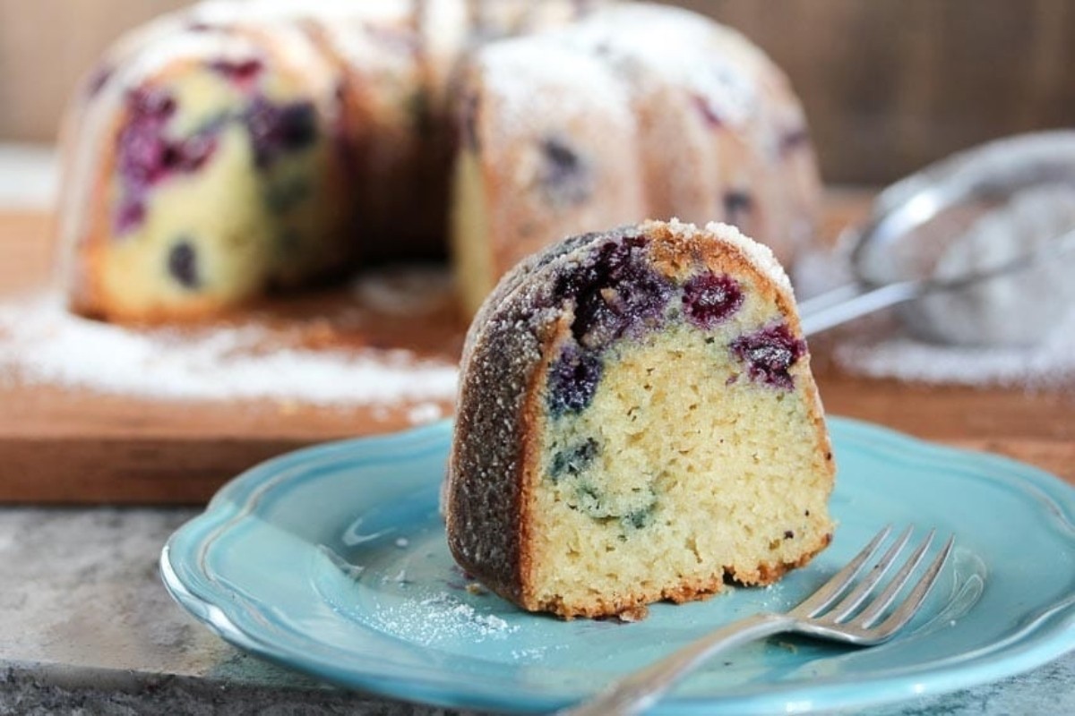 Moist Blueberry Bundt Delight with a Twist