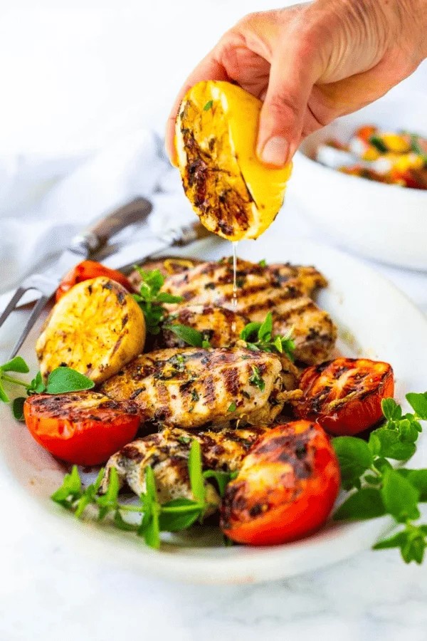 Lemon Herb Chicken Grilled to Perfection