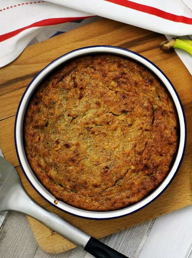 Gooey Banana Dessert with Crispy Edges