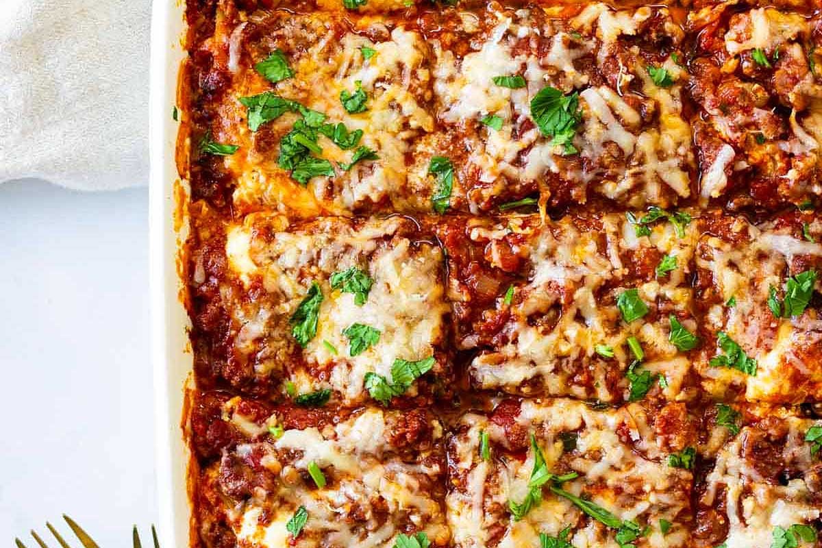 Easy GF Lasagna with No-Prep Noodles