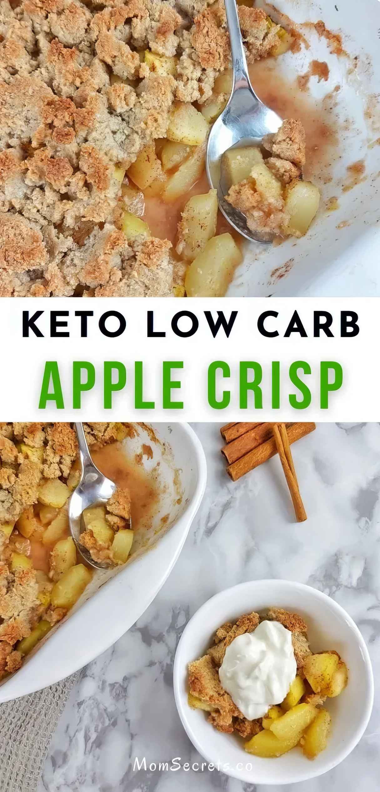 Low Carb Zucchini Crisp with Apple Flair