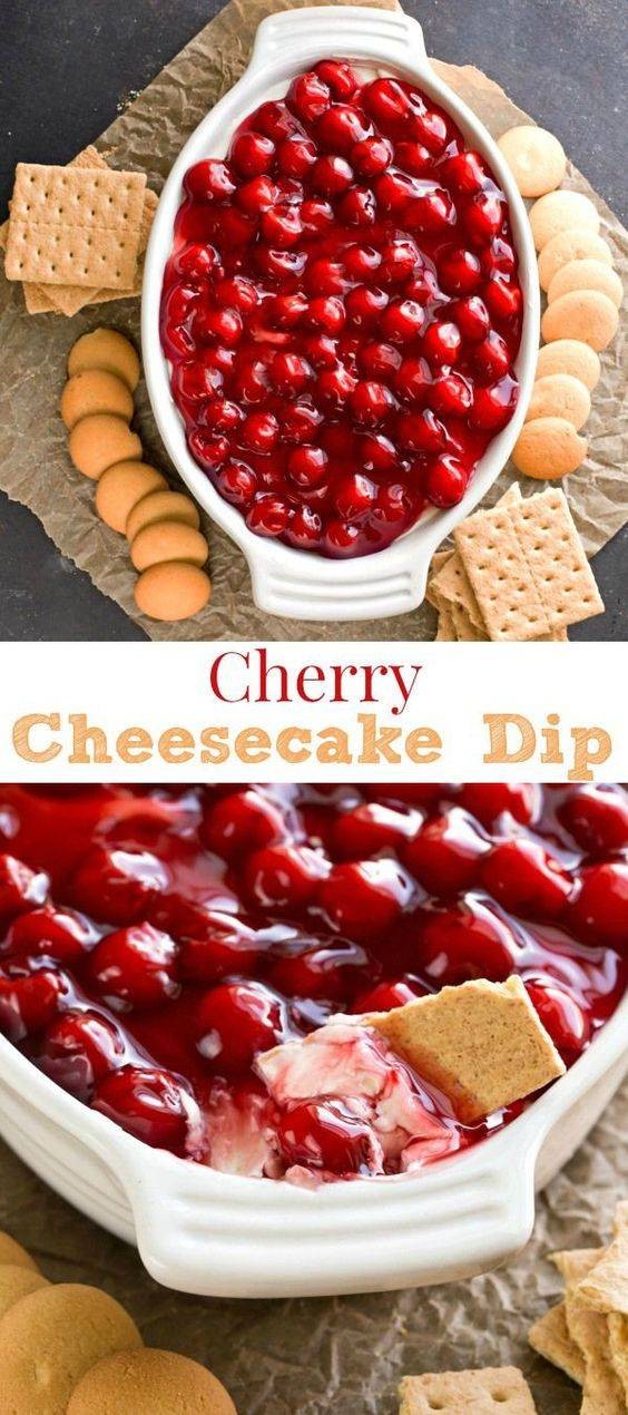 No-Bake Cherry Cheesecake Delight