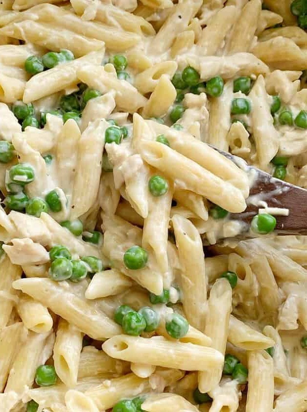 Quick Creamy Chicken Pasta Bake