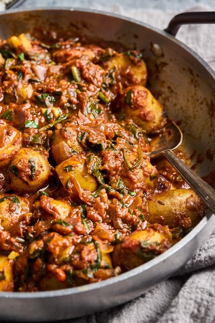 Spicy Eggplant Potato Curry Delight