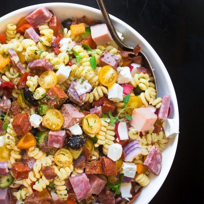 Mediterranean Pasta Salad with Feta