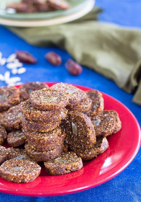 Gluten-Free Rice Shortbread with Poppy Seeds