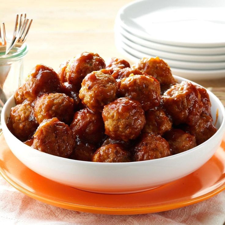 Thai Meatballs with Sticky Savory Glaze