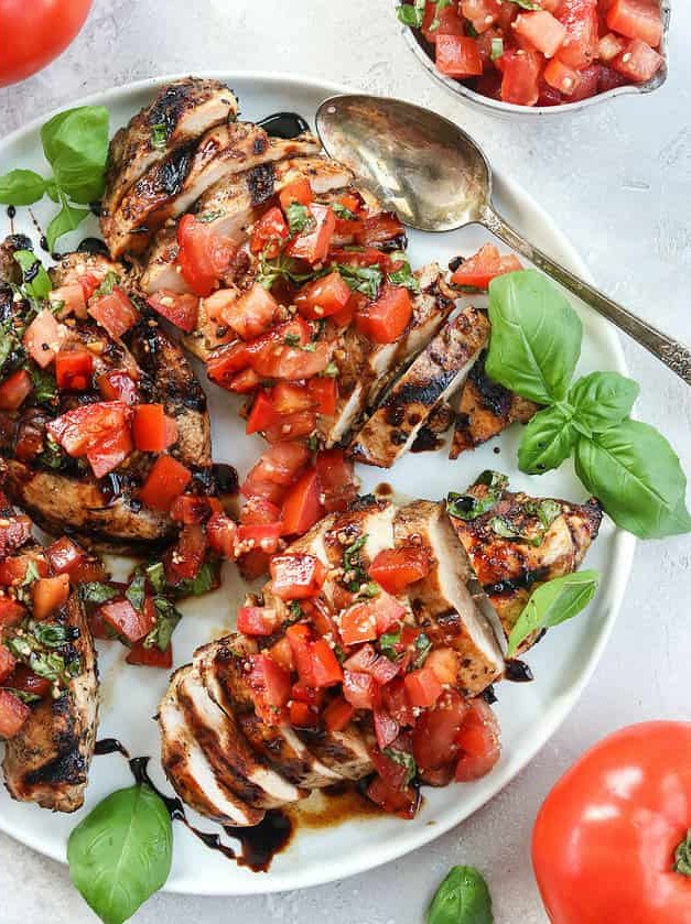 Grilled Bruschetta Chicken Paleo Perfection