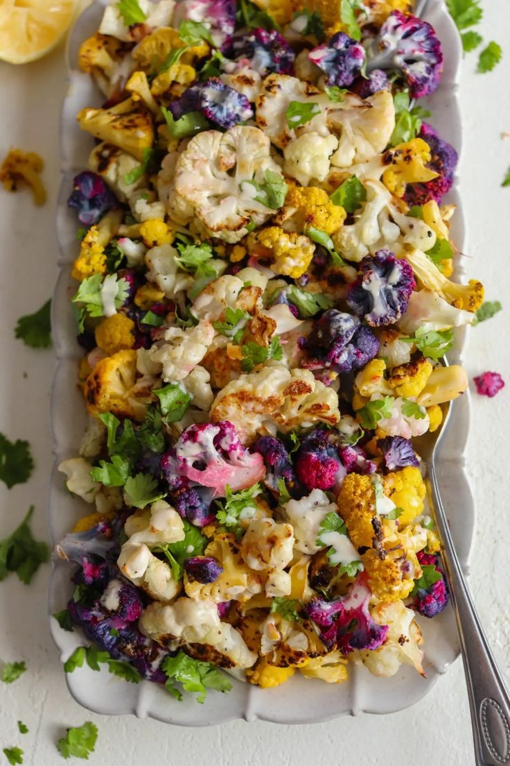 Hearty Vegan Salad with Lemon Tahini Zing