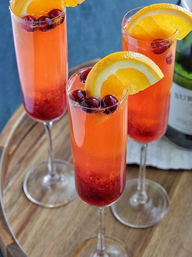 Cranberry Sparkle Tequila Cocktail