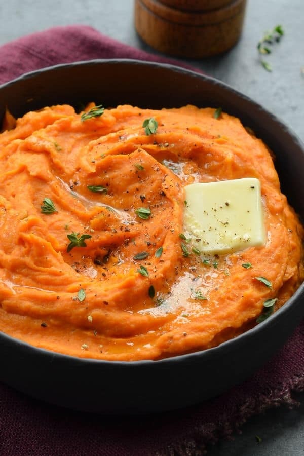 Sweet Potato Mash Delights with Cinnamon