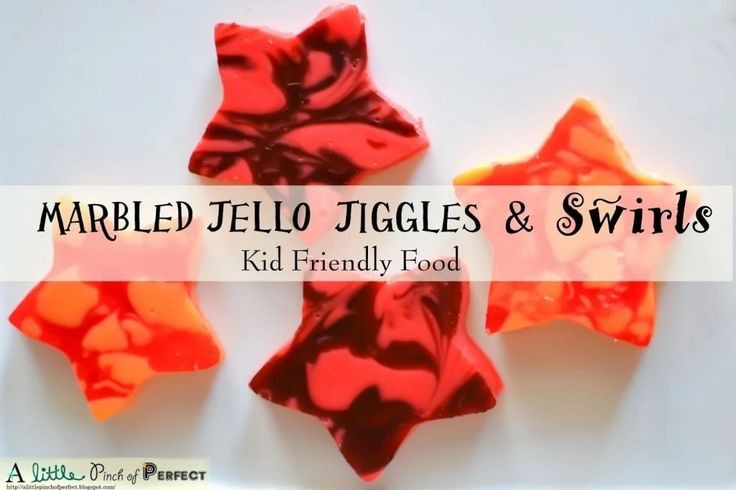 Easy Marbled Jello Swirls Recipe