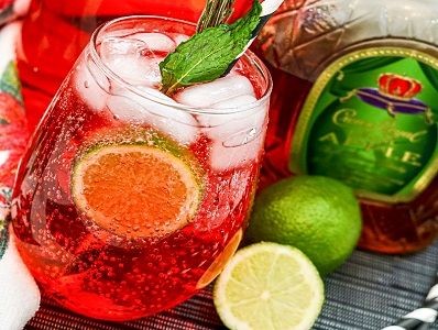 Salted Caramel Apple Bourbon Delight