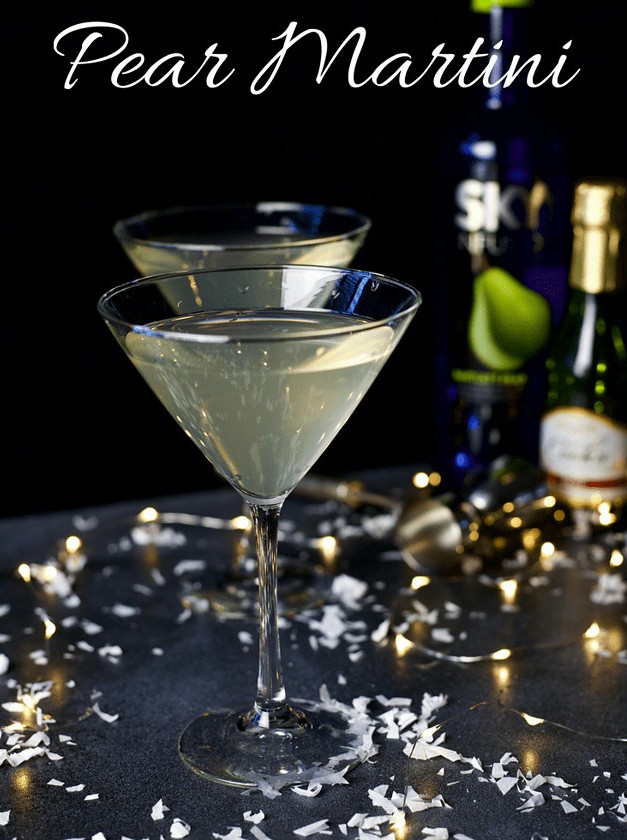 Sparkling Pear Martini