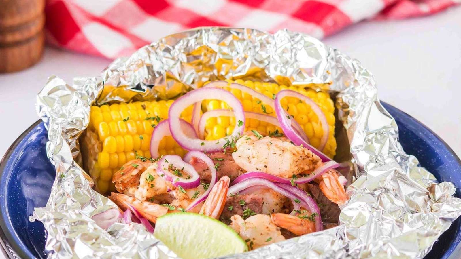 Easy Campfire Surfaces in Foil